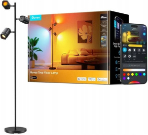 Напольный светильник Govee Tree H60B2311, черная, разноцветная, 157 см