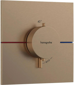 Смеситель для душа Hansgrohe Showerselect Comfort E 15574140, шлифованная бронза