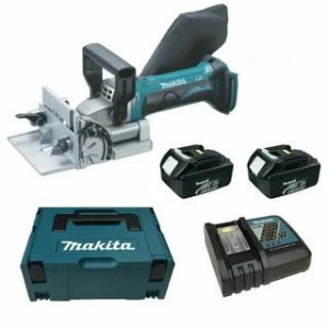 Аккумуляторный рубанок Makita DPJ180RFJ 18V LXT с АКБ 2x3,0 Ah и ЗУ