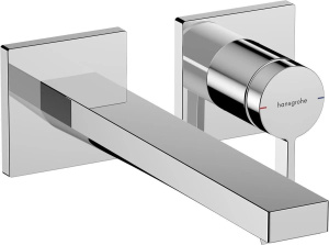 Смеситель для раковины Hansgrohe Tecturis E скрытый с изливом 22,5 см 73051000 хром