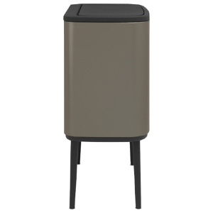 Мусорное ведро Brabantia Bo Touch Bin 316043 3×11л, коричнево-черное