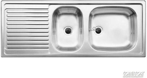 Кухонная мойка Blanco Top Ezs 11×4 500847