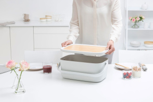 Хлебница Brabantia "Nic", Light Gray (128288)