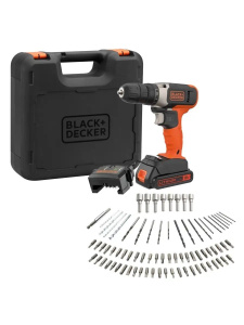 Аккумуляторная дрель-шуруповерт Black+Decker BCD001C1KA-QW