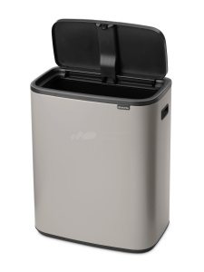 Мусорное ведро Brabantia Bo Touch Bin 255106, серое
