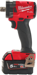 Аккумуляторный ударный гайковерт Milwaukee M18 FIW2P12-502X 4933478447 2х5,0 Ач в кейсе HD Box с АКБ и ЗУ