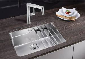 Кухонная мойка Blanco ETAGON 500-U зеркальная полировка