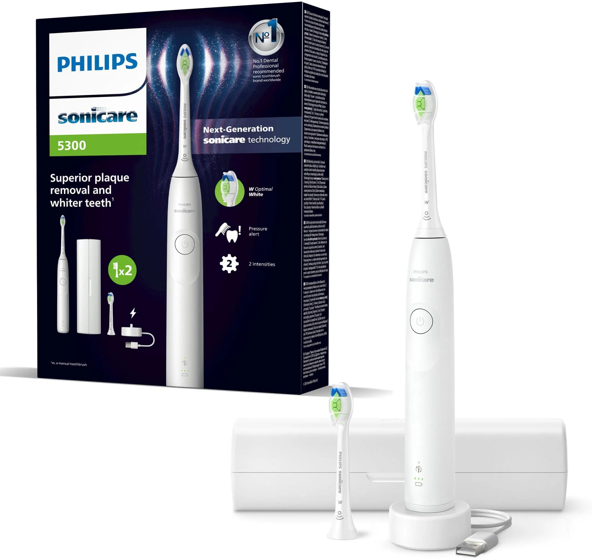 Электрическая зубная щётка PHILIPS Sonicare 5300 HX7108/03