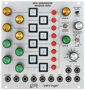 BEHRINGER MIX-SEQUENCER MODULE 1050 8-канальный модуль секвенсор/микшер