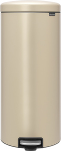 Мусорное ведро с педалью Brabantia NewIcon 304484, 30 л, шампань