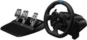 Комплект игровой руль Logitech G923 и переключатель передач для PC/PS4/PS5