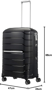 Чемодан Samsonite Flux M 68см, черный 88538-1041