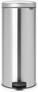 Мусорное ведро с педалью Brabantia NewIcon 114366, 30 л, полированная сталь