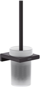 Настенная щетка для унитаза Hansgrohe AddStoris 41752670, матовый черный