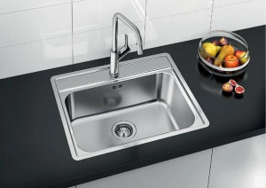 Кухонная мойка Blanco Lemis 6-IF 525108, шлифованная нержавеющая сталь