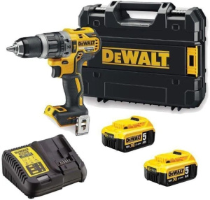 Аккумуляторная ударная дрель-шуруповерт DeWALT DCD796P2, с АКБ и ЗУ