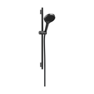Душевой комплект Hansgrohe Rainfinity S 130 28745340 3jet, шлифованный чёрный хром