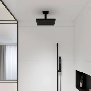 Потолочный кронштейн Hansgrohe 10см 24338670, матовый черный
