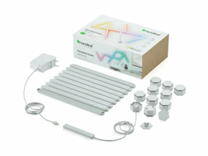 Умная система освещения Nanoleaf Lines Starter Kit (15 панелей) (NL59-K-6002LW-15PK-EU)