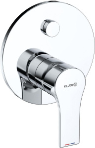 Смеситель для ванны и душа Kludi Zenta SL 487590565, скрытого монтажа, хром