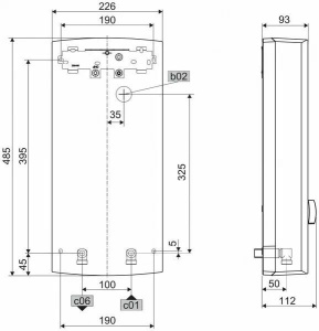 Проточный электрический водонагреватель Stiebel Eltron PHB 13, белый