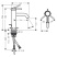 Смеситель для ванны Hansgrohe Tecturis S 73305000, хром