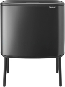 Мусорное ведро Brabantia Bo Touch Bin 233562 36л, черно-серое