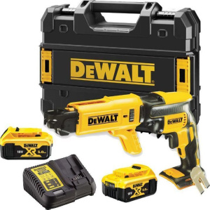 Аккумуляторный шуруповерт для гипсокартона DeWALT DCF620P2K-QW, с АКБ и ЗУ