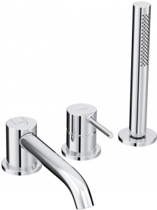 Смеситель для ванны и душа Kludi Bozz 384480576, хром