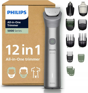 Триммер Philips Multigroom Series 5000 12-в-1 MG5952/30