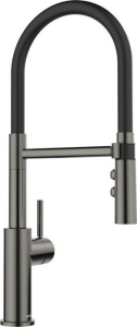 Кухонный смеситель Blanco Catris-S Flexo 527731 сатинированная темная сталь