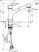 Смеситель для кухни Hansgrohe Talis S 32841000, хром