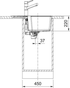 Кухонная раковина Franke Urban UBG 611-62 114.0687.264, капучино