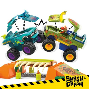 Игровой набор "конструкторы полосы препятствий" MEGA Hot Wheels - Monster Trucks Mega-Wrex HKF89, 332 шт.