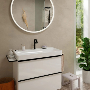 Смеситель для умывальника Hansgrohe Tecturis S Черный Матовый 73342670