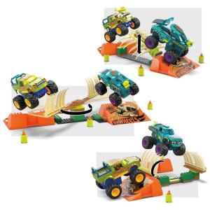 Игровой набор "конструкторы полосы препятствий" MEGA Hot Wheels - Monster Trucks Mega-Wrex HKF89, 332 шт.