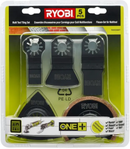 Универсальный набор насадок для многофункционального инструмента RYOBI 5 шт. RAK05MT