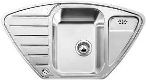 Кухонная мойка Blanco Lantos 9E-IF 516277, матовая сталь