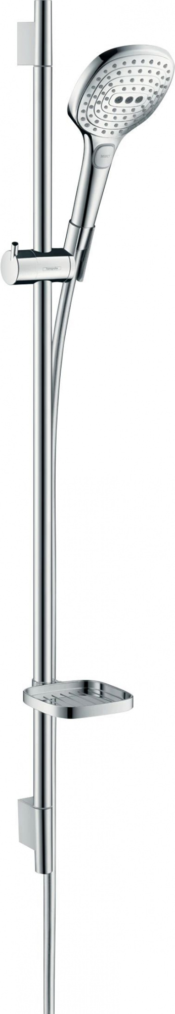 Набор душевой Hansgrohe Raindance Select E 120 / Unica S Puro 90 см 26621400 хром / белый