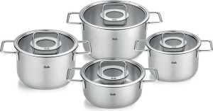 Набор Кастрюль Fissler Pure Profi Collection Со Стеклянными Крышками 4 Шт. 086115040000