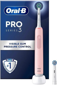 Электрическая зубная щетка Oral-B Pro Series 3 розовая