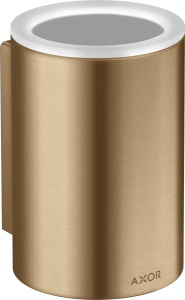 Стакан для зубных щеток Hansgrohe AXOR Universal Circular 42804140, бронза