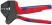 Кримпер Knipex 97 43 06 красный/синий