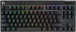 Игровая клавиатура Logitech G PRO X TKL LIGHTSPEED Tactile 920012136, черная