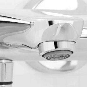 Смеситель для ванны с термостатом настенные на 2 отверстия Hansgrohe 15348000 хром