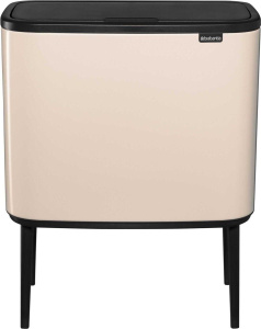 Мусорное ведро Brabantia Bo Touch Bin 201608 3×11л, светло-бежевое