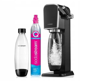 Сифон для газирования напитков Sodastream Art в стильном ретро-дизайне черный