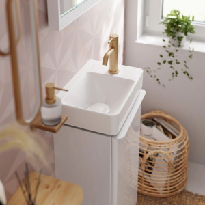 Смеситель для раковины Hansgrohe:73302140, шлифованная бронза