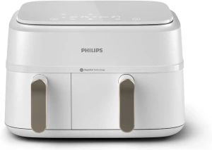 Аэрогриль Philips Series 3000 Ovi Dual Basket NA353/10, белый