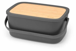 Хлебница Brabantia "Nic", Dark Gray (128264)